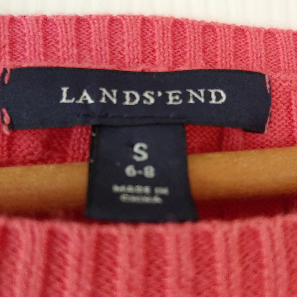 Lands End Womens Cable Knit Sweater - Picture 3 of 4